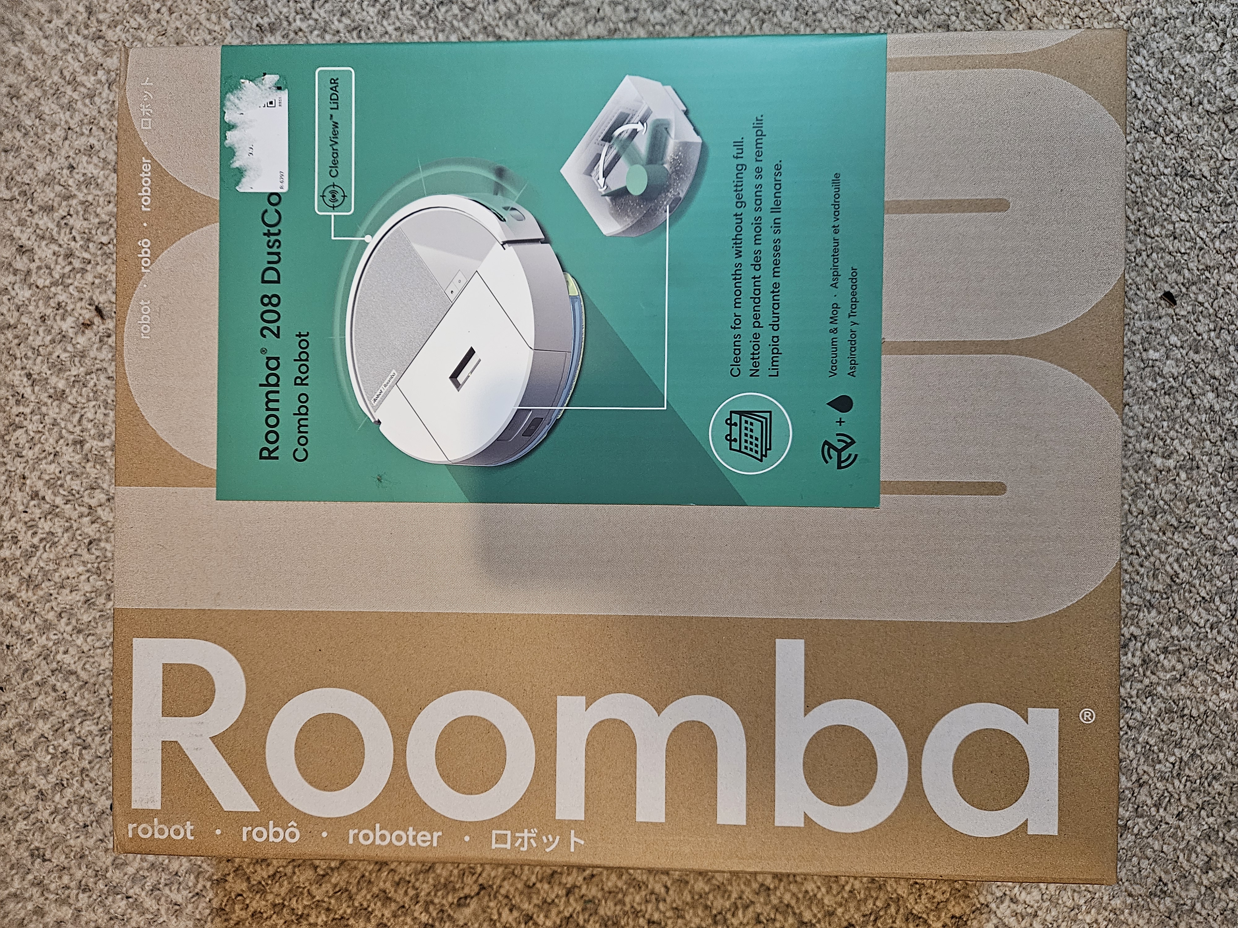 NIB Roomba 208 vac Robot