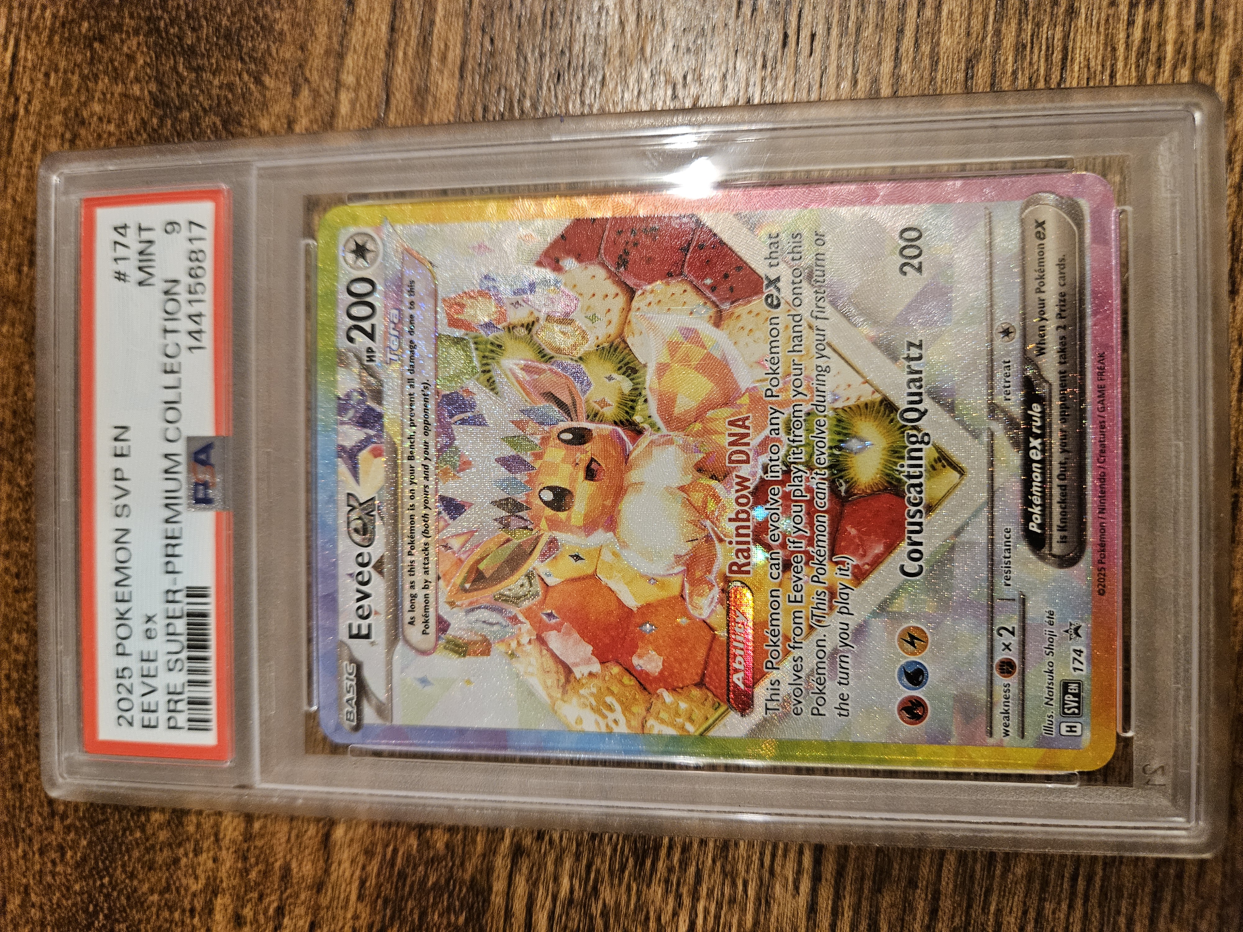 2025 Pokรฉmon #174 Eevee EX PSA 9